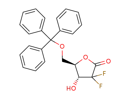 (3R,4R)-5-trityloxy-3-hydroxy-2,2-difluoro-pentanoic acid γ-lactone