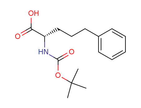 Molecular Structure of 98628-27-4 (Boc-L-2-Amino-5-phenyl-pentanoic acid)
