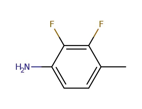 Molecular Structure of 886503-79-3 (2,3-DIFLUORO-4-METHYLANILINE)