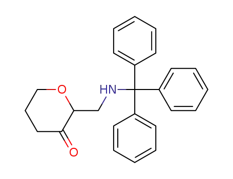 Molecular Structure of 1037368-71-0 (2-(tritylamino)methyl-5,6-dihydro-2H-pyran-3(4H)-one)