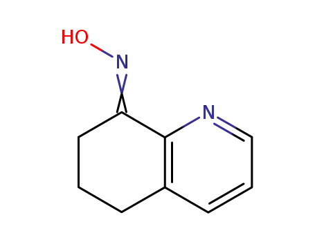 Molecular Structure of 58509-59-4 (8-(Hydroxyimino)-5,6,7,8-tetrahydroquinoline)