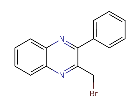 Molecular Structure of 99718-40-8 (Quinoxaline, 2-(bromomethyl)-3-phenyl-)