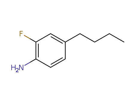 Molecular Structure of 568600-07-7 (Benzenamine, 4-butyl-2-fluoro-)