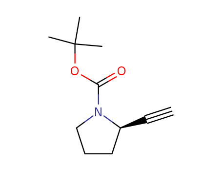1-Pyrrolidinecarboxylic acid, 2-ethynyl-, 1,1-dimethylethyl ester, (2R)-
