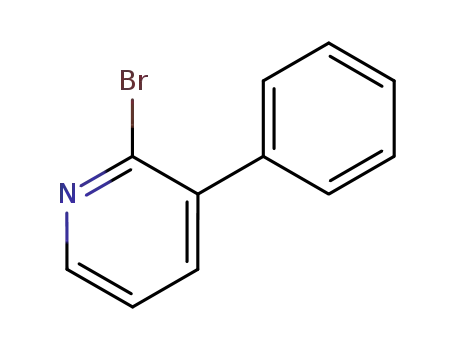 Molecular Structure of 32864-29-2 (2-BROMO-3-PHENYLPYRIDINE)