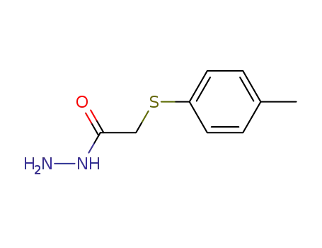 Molecular Structure of 14776-65-9 (2-[(4-METHYLPHENYL)THIO]ACETOHYDRAZIDE)