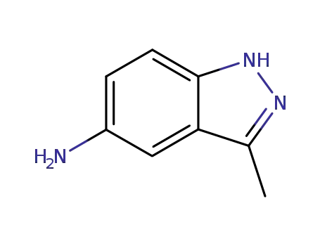 Molecular Structure of 90764-90-2 (3-METHYL-1H-INDAZOL-5-AMINE)