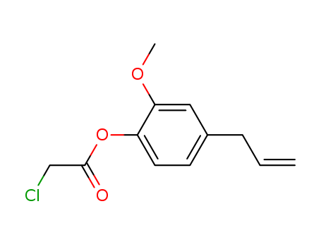 Acetic acid, 2-chloro-,2-methoxy-4-(2-propen-1-yl)phenyl ester cas  305-12-4