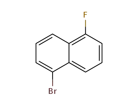 Molecular Structure of 315-56-0 (1-Bromo-5-fluoronaphthalene)