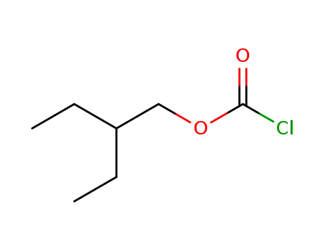 Molecular Structure of 58906-64-2 (Chlorocarbonic acid-(1-ethyl-butyl ester))