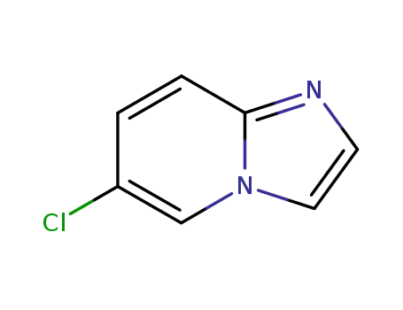 Molecular Structure of 6188-25-6 (6-Chloroimidazo[1,2-a]pyridine)