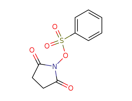 Molecular Structure of 73674-58-5 (2,5-Pyrrolidinedione, 1-[(phenylsulfonyl)oxy]-)