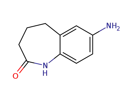 Molecular Structure of 22245-92-7 (7-amino-1,3,4,5-tetrahydro-2H-1-benzazepin-2-one)
