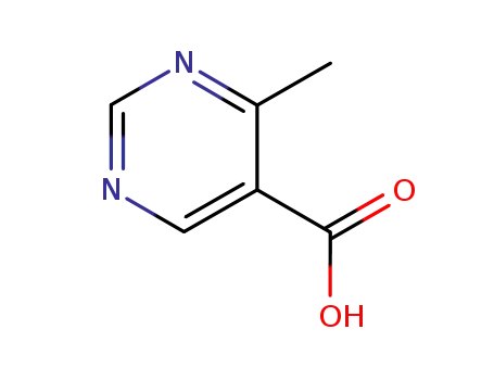 Molecular Structure of 157335-92-7 (5-Pyrimidinecarboxylicacid,4-methyl-)