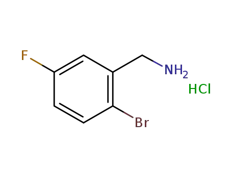 Molecular Structure of 202865-67-6 (5-BROMO-2-FLUOROBENZYLAMINE HYDROCHLORIDE)