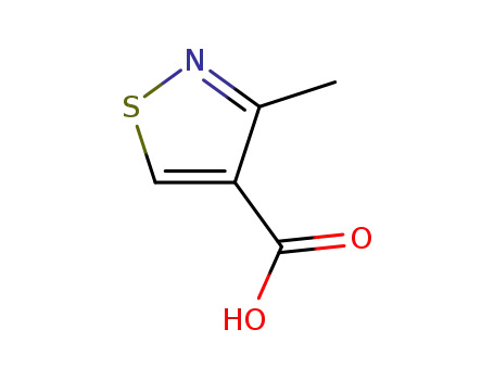 Molecular Structure of 15903-66-9 (3-Methylisothiazole-4-carboxylic acid)
