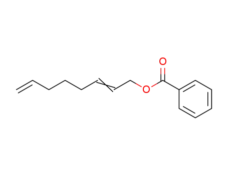 Molecular Structure of 19277-93-1 (2,7-Octadien-1-ol, benzoate)