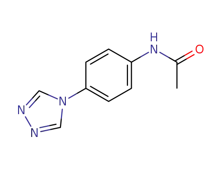 Molecular Structure of 154594-15-7 (4-(1,2,4-TRIAZOL-4-YL)ACETANILIDE)