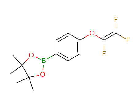 Molecular Structure of 865485-85-4 (4,4,5,5-TETRAMETHYL-2-(4-TRIFLUOROVINYLOXY-PHENYL)-[1,3,2]DIOXABOROLANE)