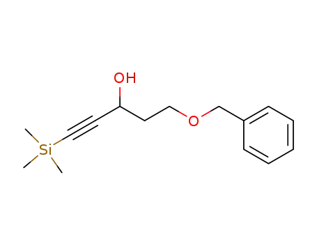 5-(benzyloxy)-1-(trimethylsilyl)pent-1-yn-3-ol