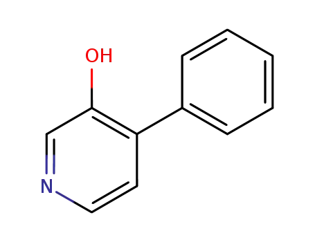Molecular Structure of 101925-26-2 (3-HYDROXY-4-PHENYLPYRIDINE)