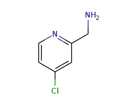 Molecular Structure of 180748-30-5 (4-Chloro-2-pyridinemethanamine)
