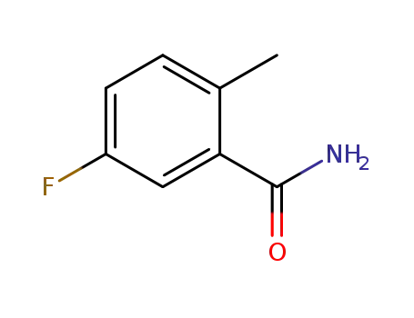 Molecular Structure of 175278-28-1 (5-FLUORO-2-METHYLBENZAMIDE)