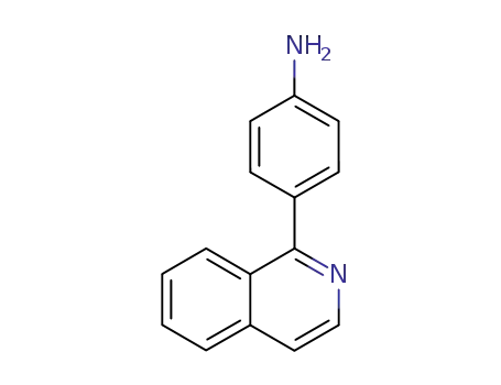 Molecular Structure of 58992-84-0 (1-(4-aminophenyl)isoquinoline)