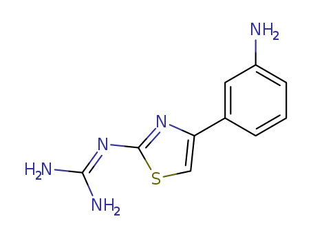 Guanidine, [4-(3-aminophenyl)-2-thiazolyl]-