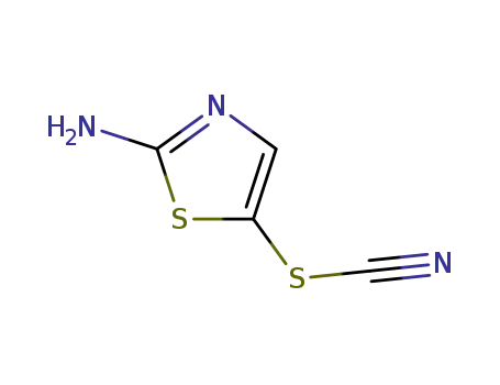 Molecular Structure of 23056-10-2 (5-THIOCYANATO-THIAZOL-2-YLAMINE)