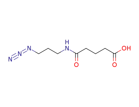 Molecular Structure of 510758-33-5 (Pentanoic acid, 5-[(3-azidopropyl)amino]-5-oxo-)
