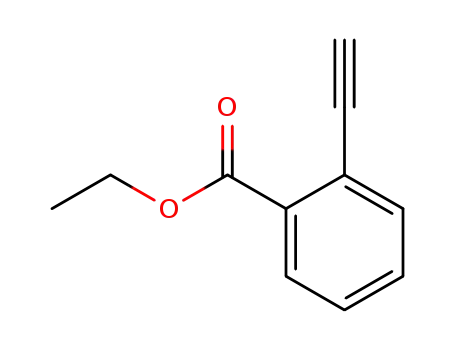 Molecular Structure of 74185-31-2 (2-Ethynyl Benzoic Acid ethyl ester)