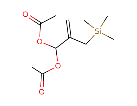 2-Propene-1,1-diol, 2-[(trimethylsilyl)methyl]-, diacetate