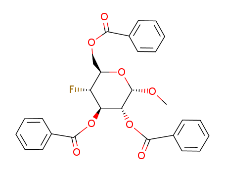 Methyl 4-Deoxy-4-fluoro-a-D-glucose Tribenzoate