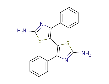 Molecular Structure of 109249-88-9 (4,4′-diphenyl-[5,5′-bithiazole]-2,2′-diamine)