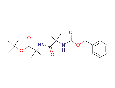 Molecular Structure of 83537-94-4 (Alanine, 2-methyl-N-[(phenylmethoxy)carbonyl]alanyl-2-methyl-,
1,1-dimethylethyl ester)