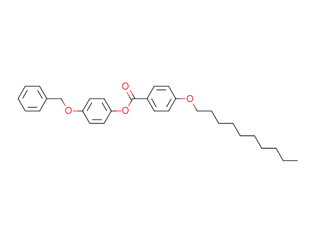 Molecular Structure of 129561-09-7 (Benzoic acid, 4-(decyloxy)-, 4-(phenylmethoxy)phenyl ester)