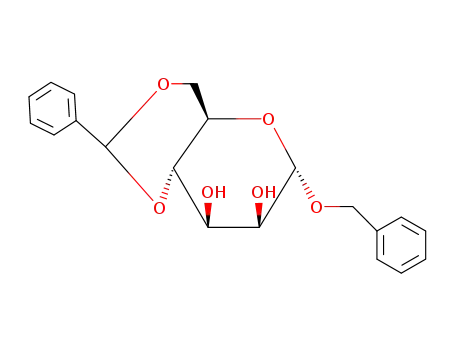 Molecular Structure of 40983-94-6 (Benzyl 4,6-O-benzylidene-alpha-D-mannopyranoside)
