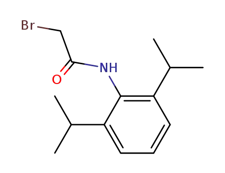 Molecular Structure of 135650-07-6 (Acetamide, N-[2,6-bis(1-methylethyl)phenyl]-2-bromo-)