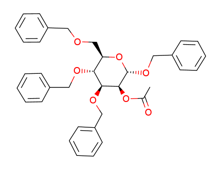 Benzyl 3-O,4-O,6-O-tribenzyl-α-D-mannopyranoside acetate