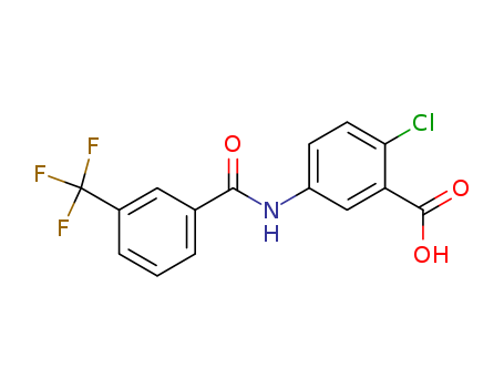 5-[[[3-(Trifluoromethyl)phenyl]carbonyl]amino]-2-chlorobenzoic acid