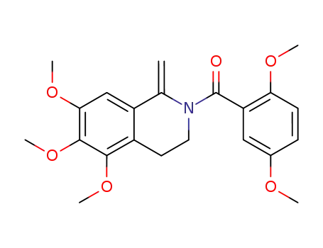 2-(2',5'-dimethoxybenzoyl)-1-methylene-5,6,7-trimethoxy-1,2,3,4-tetrahydroisoquinoline