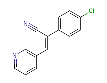 Benzeneacetonitrile, 4-chloro-a-(3-pyridinylmethylene)-, (Z)-