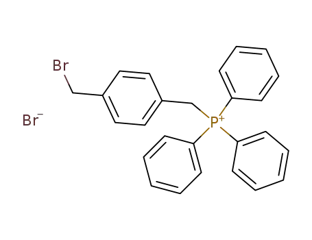 Molecular Structure of 14366-74-6 ([4-(BROMOMETHYL)BENZYL]TRIPHENYLPHOSPHONIUM BROMIDE)