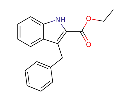 1H-Indole-2-carboxylic acid, 3-(phenylmethyl)-, ethyl ester