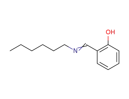 Molecular Structure of 52944-89-5 (Phenol, 2-[(hexylimino)methyl]-)