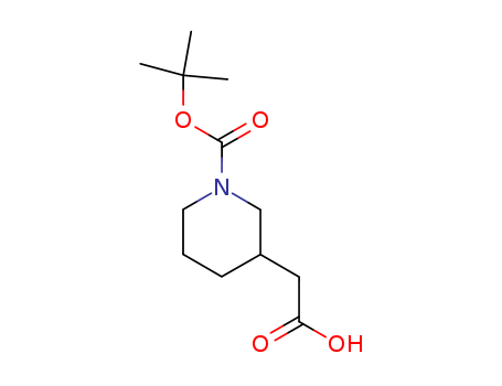 2-[1-[(2-methylpropan-2-yl)oxycarbonyl]piperidin-3-yl]acetic acid