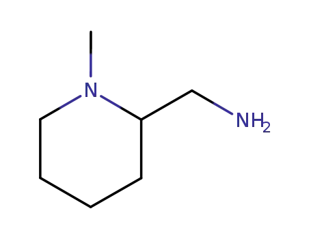 Molecular Structure of 5298-72-6 (C-(1-METHYL-PIPERIDIN-2-YL)-METHYLAMINE)