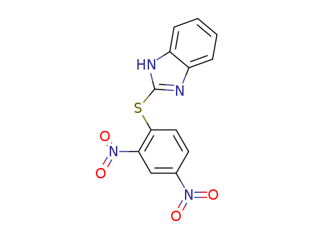 Molecular Structure of 19919-16-5 (1H-Benzimidazole, 2-[(2,4-dinitrophenyl)thio]-)