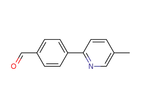 Molecular Structure of 1008744-15-7 (2-(4-formylphenyl)-5-methylpyridine)